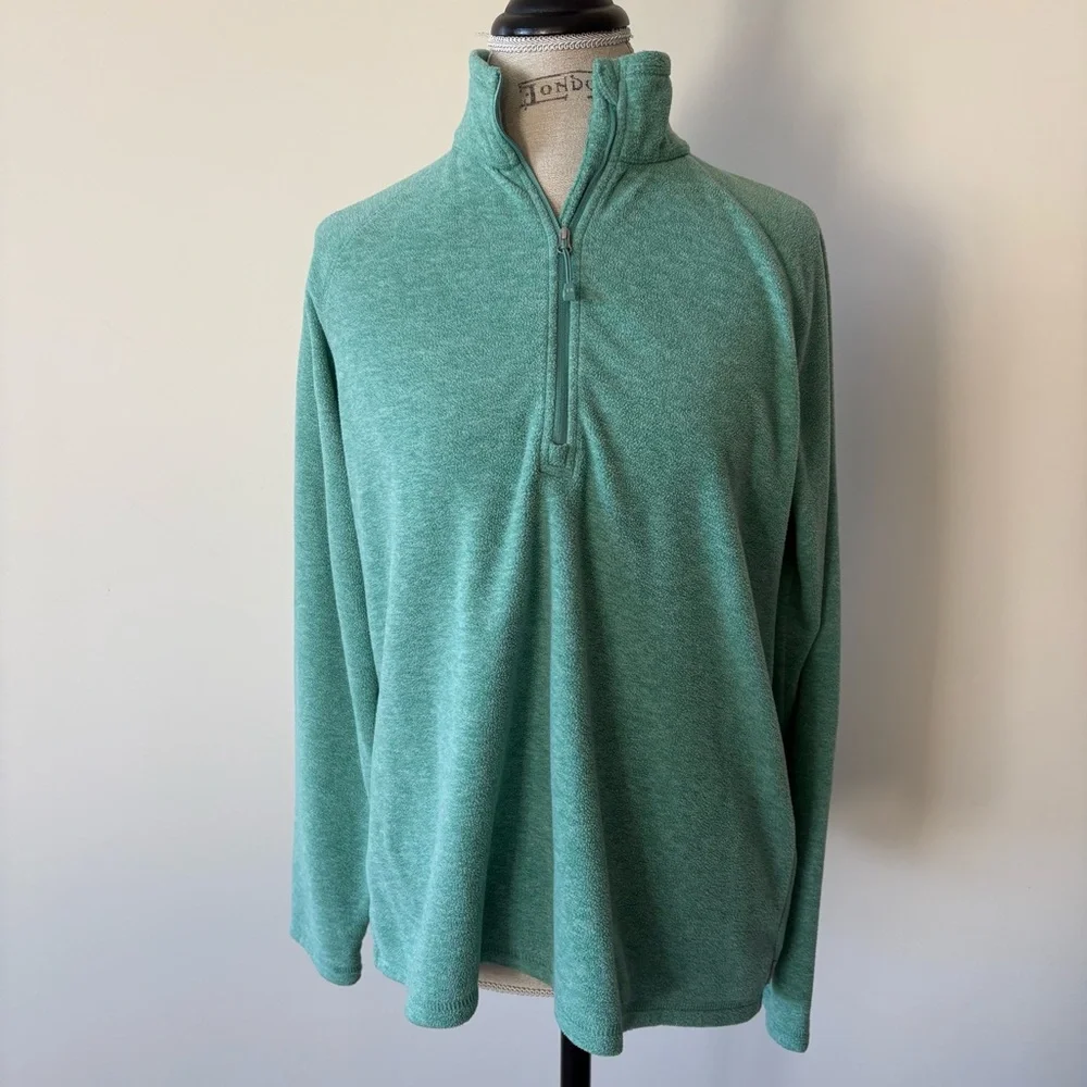 Eddie Bauer Marl Fleece 1/4 Zip Pullover - Picture 5 of 7